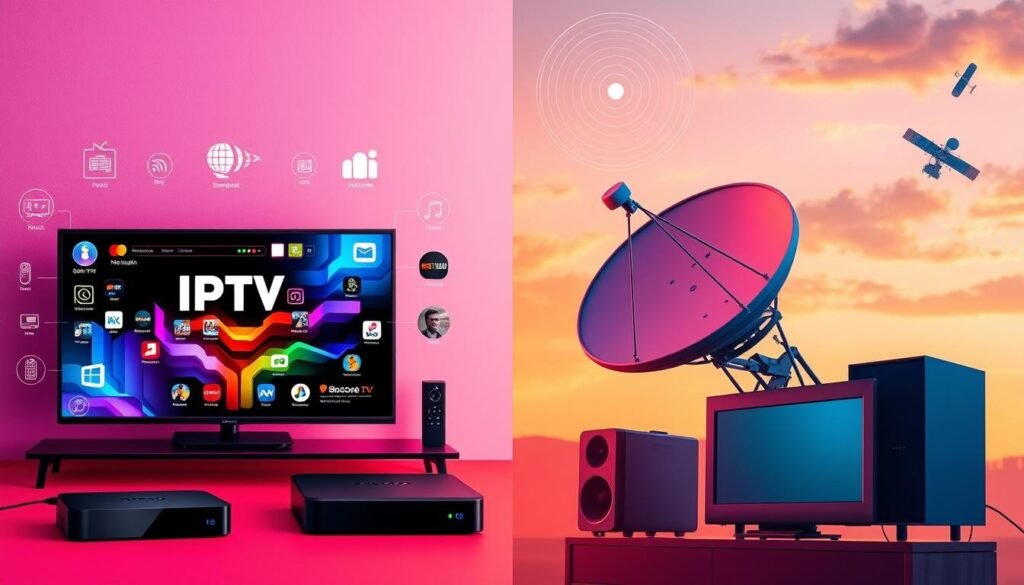 IPTV vs satellite TV UK comparison